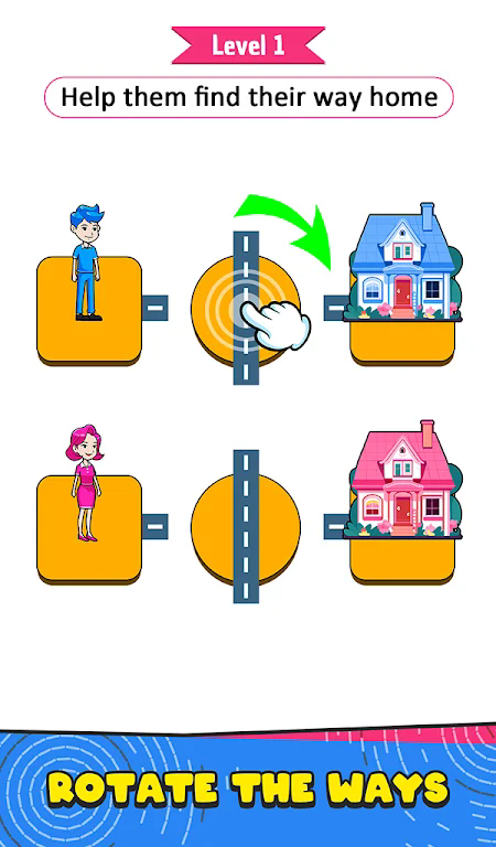 家庭冲刺旋转难题游戏图片1