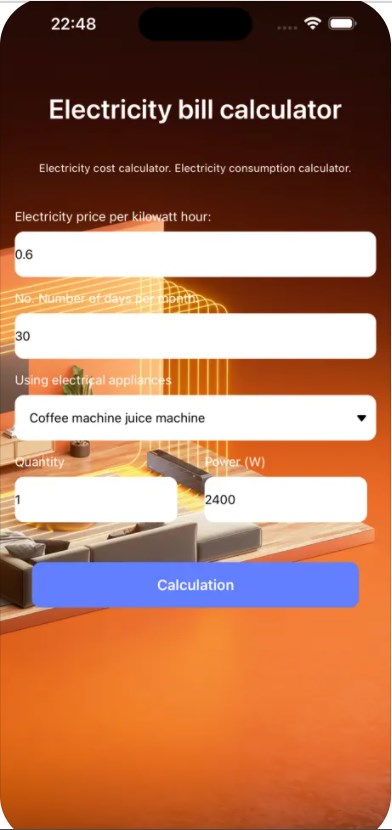 Electricity.Calculatorapp图片2