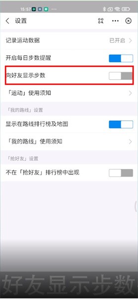 支付宝怎么向好友显示运动步数图片5